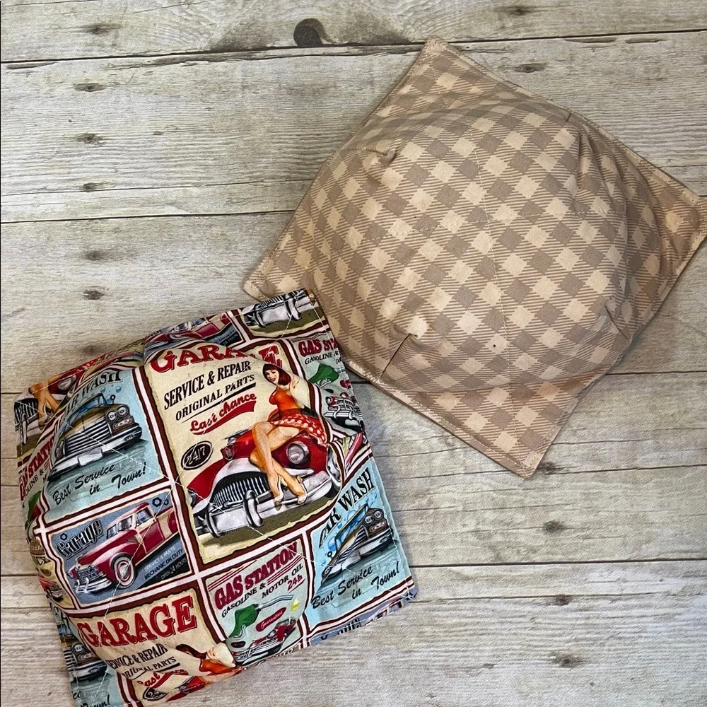 Buy 1 Get 1 Micro Bowl Cozies Masculine/Vintage Gift This Listing Only B1G1